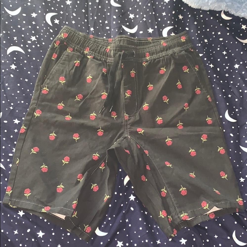 🌹George rose print biker boy shorts🌹